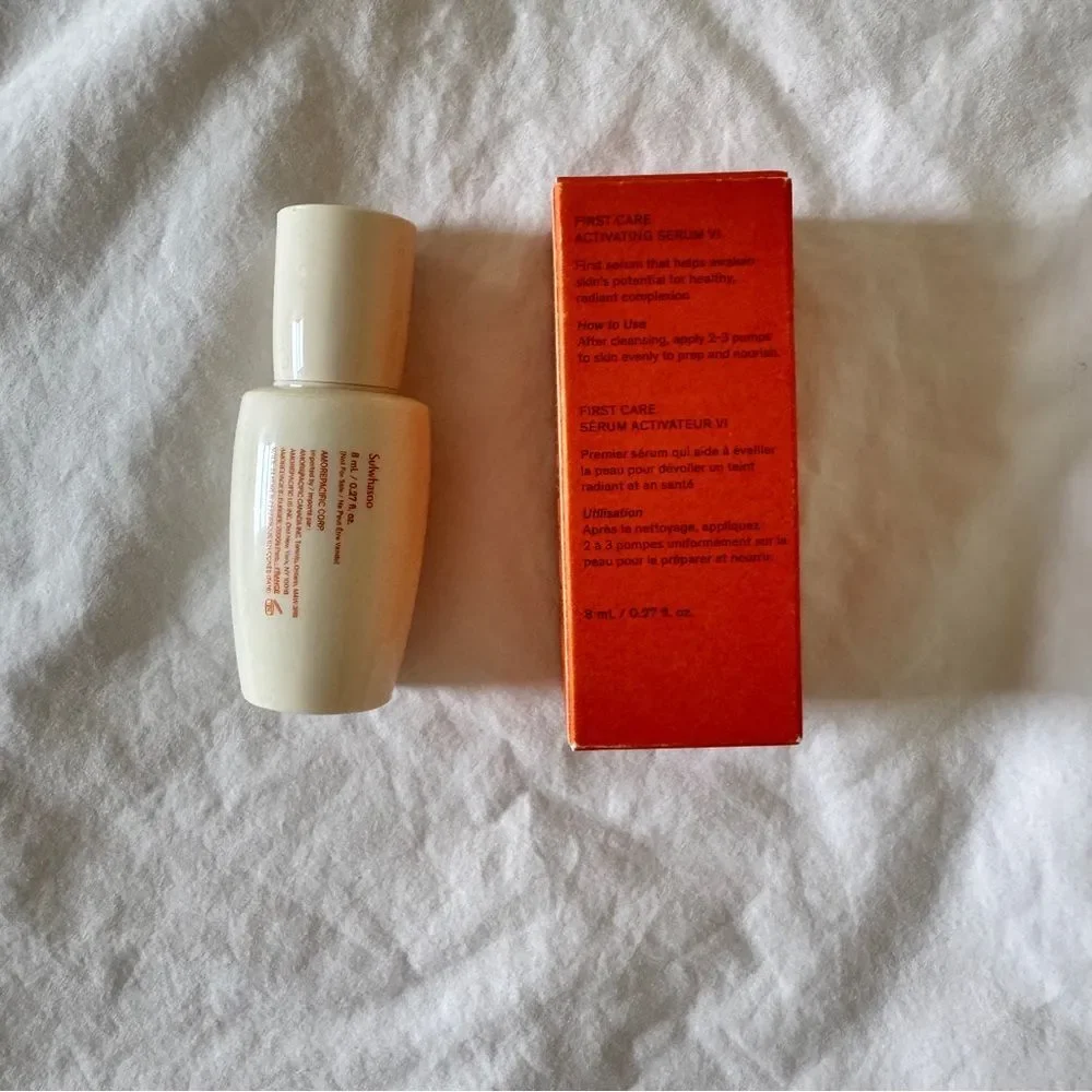 Unbranded White and Orange Skincare
